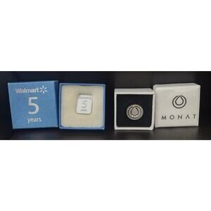 Vintage Corporate Employee Pin Lot Walmart 5 Year & Monat Jewelry
